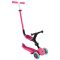 Trotineta 3 in 1 cu scaun si roti luminoase, Globber, Go Up Active, Roz