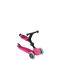 Trotineta 3 in 1 cu scaun si roti luminoase, Globber, Go Up Active, Roz