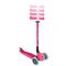 Trotineta 3 in 1 cu scaun si roti luminoase, Globber, Go Up Active, Roz