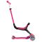 Trotineta 3 in 1 cu scaun si roti luminoase, Globber, Go Up Active, Roz