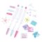 Set de creat 3 pixuri cu sclipici, Make It Real, Floaty Pens, 29 piese