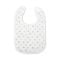 Set 3 bavete bumbac, Lorelli, inchidere cu velcro, potrivit pentru hranire si in perioada eruptiei dentare, White