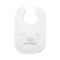 Set 3 bavete bumbac, Lorelli, inchidere cu velcro, potrivit pentru hranire si in perioada eruptiei dentare, White