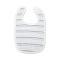 Set 3 bavete bumbac, Lorelli, inchidere cu velcro, potrivit pentru hranire si in perioada eruptiei dentare, Blue