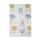 Covoras de joaca termic, Lorelli, din spuma XPE, design cu doua fete, pliabil, impermeabil, 120 x 180 cm, Buddies and Stars