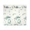 Covoras de joaca termic, Lorelli, din spuma XPE, design cu doua fete, pliabil, impermeabil, 180 x 200 cm, Funny City and Stars