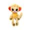 Jucarie mini de plus parfumata, Bubble Pops, S1, Chunky Cocoa Monkey, 23 cm