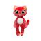 Jucarie mini de plus parfumata, Bubble Pops, S1, Grapefruit Glimmer Cat, 23 cm