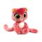 Jucarie mini de plus parfumata, Bubble Pops, S1, Grapefruit Glimmer Cat, 23 cm