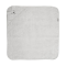 Prosop de baie cu gluga si broderie, Lorelli, 90 x 90 cm, bumbac, Soft Grey