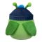 Jucarie de plus, Squishmallows, Greierele Trenton cu caciula albastra, 19 cm