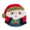Jucarie de plus, Squishmallows Xmas, Mos Craciun Nick, 19 cm