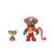 Set 2 figurine, SuperThings, Wild Kids