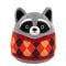 Jucarie de plus, Squishmallows, Ratonul Rocky in pulover, 19 cm