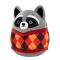 Jucarie de plus, Squishmallows, Ratonul Rocky in pulover, 19 cm