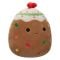 Jucarie de plus, Squishmallows Xmas, Prajitura cu fructe Maldon, 19 cm