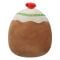 Jucarie de plus, Squishmallows Xmas, Prajitura cu fructe Maldon, 19 cm
