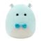Jucarie de plus, Squishmallows, Hipopotamul Hank, 19 cm