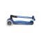 Trotineta pliabila cu 3 roti si lumini LED, Micro, Maxi Deluxe, Navy Blue