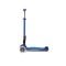 Trotineta pliabila cu 3 roti si lumini LED, Micro, Maxi Deluxe, Navy Blue
