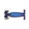 Trotineta pliabila cu 3 roti si lumini LED, Micro, Maxi Deluxe, Navy Blue