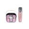 Set karaoke cu boxa, microfon wireless si lumini LED, OTL, Hello Kitty PopSing