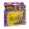 Set 2 mini figurine, Testoasele Ninja, Mikey Vs Rocksteady