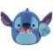 Jucarie de plus, Squishmallows, Fuzzamallows, Disney Stitch, 20 cm