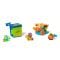 Set 4 figurine, Piratix, Golden Treasure, Captain Deep Water