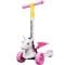 Trotineta cu roti luminoase si late Flying Unicorn, Action One, Roz