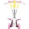 Trotineta cu roti luminoase si late Flying Unicorn, Action One, Roz