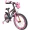 Bicicleta copii 4-6 ani, cu roti ajutatoare, Action One Cameleon, 14 inch, Roz