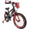 Bicicleta copii 5-7 ani, cu roti ajutatoare, Action One Genesis, 16 inch, Rosu