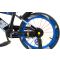 Bicicleta copii 5-7 ani, cu roti ajutatoare, Action One Genesis, 16 inch, Albastru