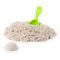 Set de joaca cu nisip, Kinetic Sand, Ice Cream Tub, Alb, 20150922