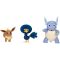 Set 3 figurine de actiune, Pokemon, Eevee, Wartortle si Murkrow