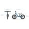 Bicicleta fara pedale, Chillafish, Charlie Sport, Navy