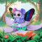 Figurina de plus surpriza, Hatchimals, Bloomables, Puppyfly, 6073019