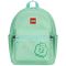 Rucsac casual, LEGO, Tribini Joy Small, Emoji, Verde