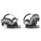 Scaun auto rotativ Coccolle Nyota, Isize 40-150 cm, Moonlit Grey