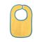 Set 7 bavete, Lorelli, bumbac si peva, 30 x 19 cm, inchidere cu banda velcro