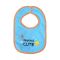 Set 7 bavete, Lorelli, bumbac si peva, 30 x 19 cm, inchidere cu banda velcro