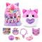 Jucarie de plus surpriza, Rainbocorns, Eggzania Kitty Mania, 40 surprize