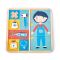 Puzzle educativ din lemn premium, Tender Leaf Toys, Corpul uman, 12 piese