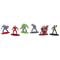 Set 6 mini figurine metalice, Jada, Marvel, 4 cm