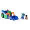 Set de joaca vehicul si figurine, Paw Patrol, Search and Rescue Recycler, Rocky, 20156333