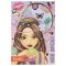 Carte cu stickere, Grafix, Besties, A5, 8 pagini, Mov