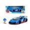 Masina si figurina, Jada, Sonic the Hedgehog, Lamborghini Veneno, 1:24