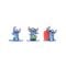 Set 3 figurine, Jada, Disney Stitch, 4 cm