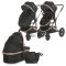 Carucior set transformabil Lorelli Boston, pana la 22 kg, Black